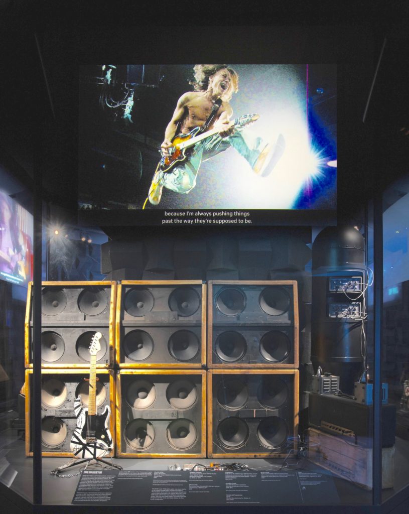 Van Halen Touring Rig on display at the Met