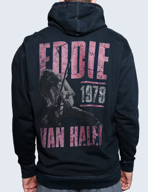 EDDIE VAN HALEN - 1978 ZIP-UP HOODIE - Image 2